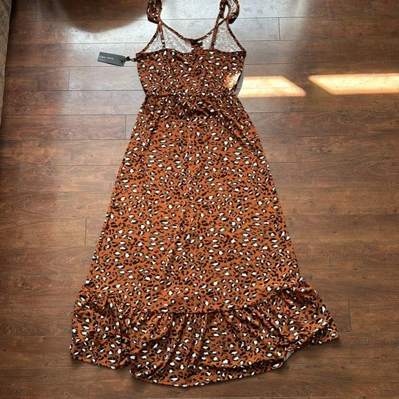 Black Tape Leopard Print Maxi Dress - Picture 5 of 6